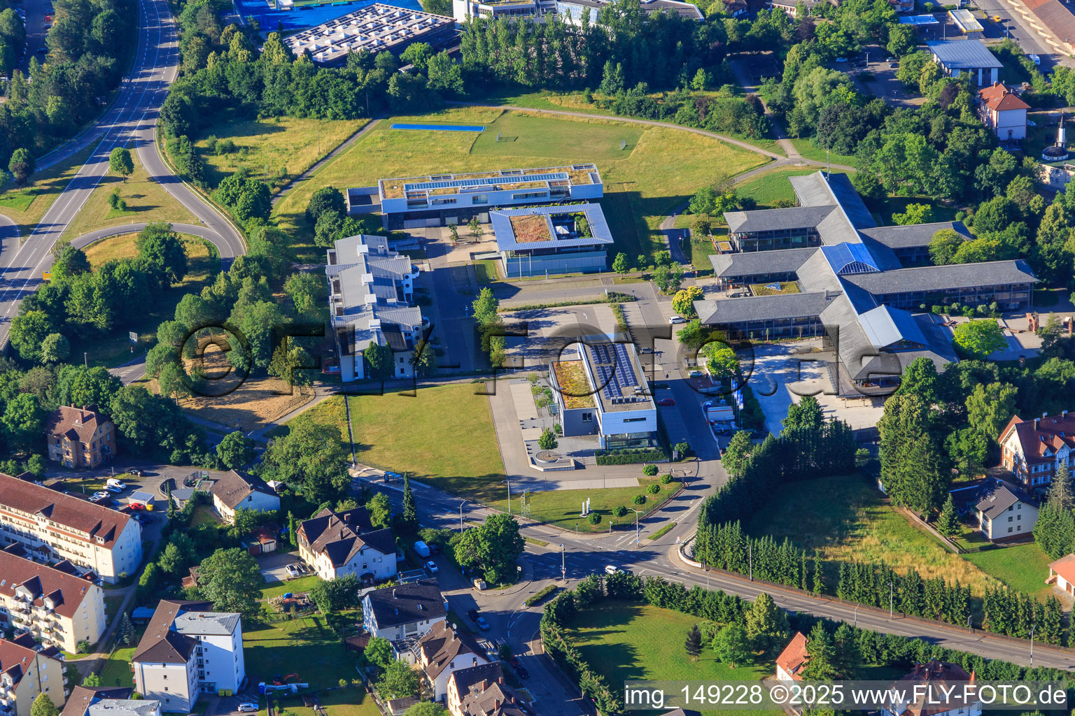 Schwarzwald-Baar District Office, Südwestmetall - Association of the Metal and Electrical Industry, Schwarzwald-Hegau District Group, Labor Court Villingen-Schwenningen and Deutsche Bundesbank - Branch Villingen-Schwenningen in the district Villingen in Villingen-Schwenningen in the state Baden-Wuerttemberg, Germany