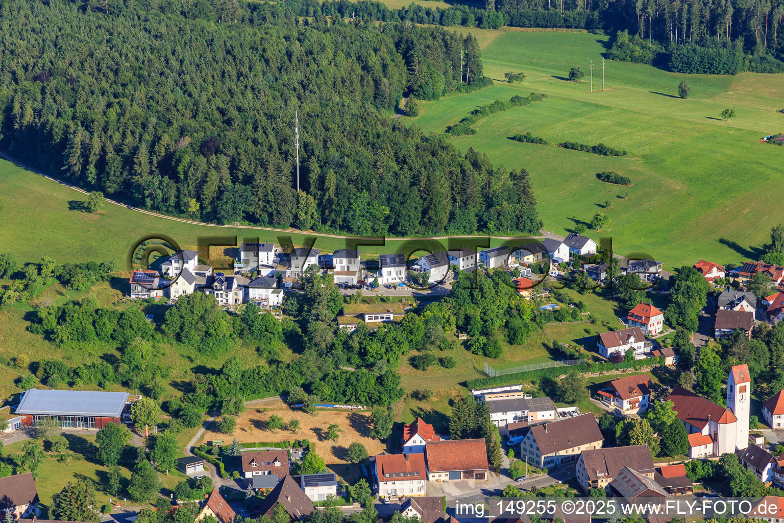 New development area Am Glöckenberg in the district Weilersbach in Villingen-Schwenningen in the state Baden-Wuerttemberg, Germany