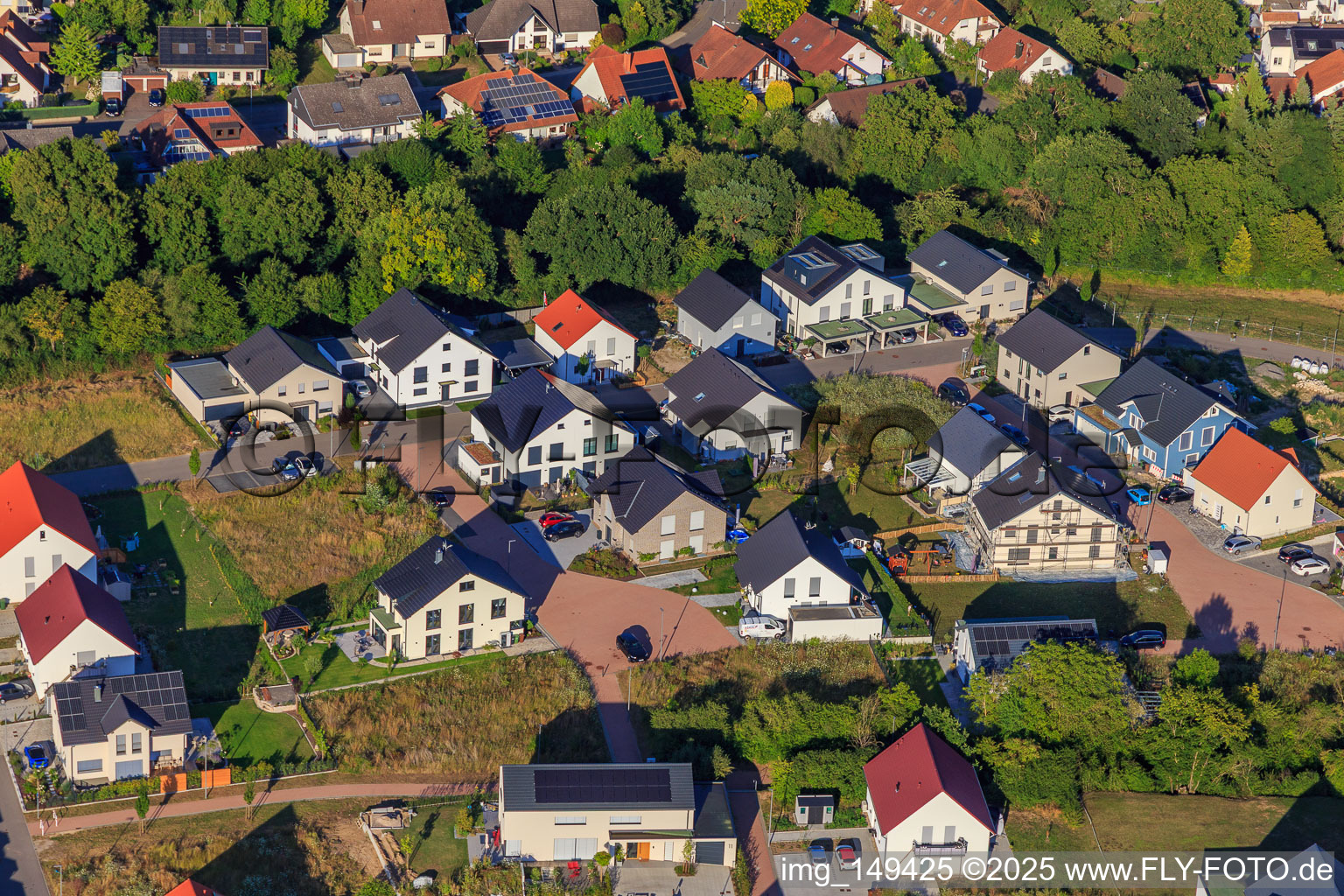 Tulip Path Lilac Path in Kandel in the state Rhineland-Palatinate, Germany