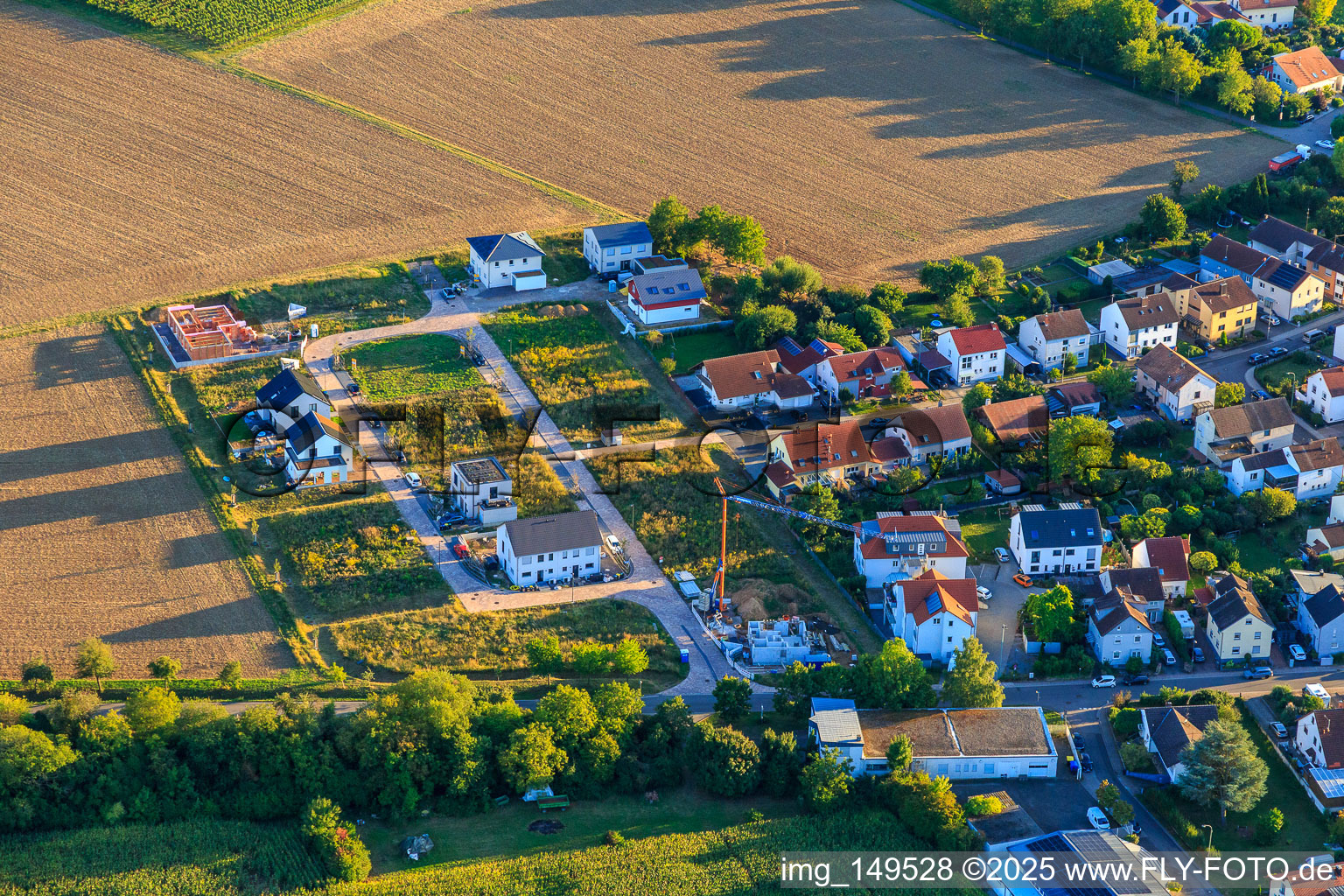 New development area Gustav Gulden Ring in the district Mörzheim in Landau in der Pfalz in the state Rhineland-Palatinate, Germany