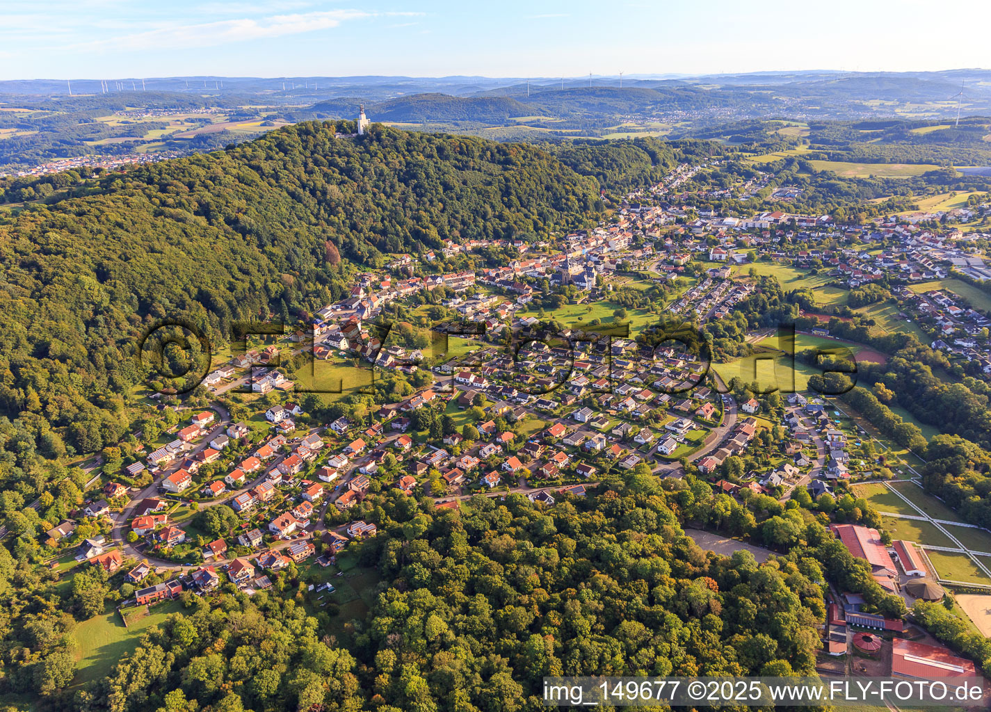 From the southwest in Tholey in the state Saarland, Germany