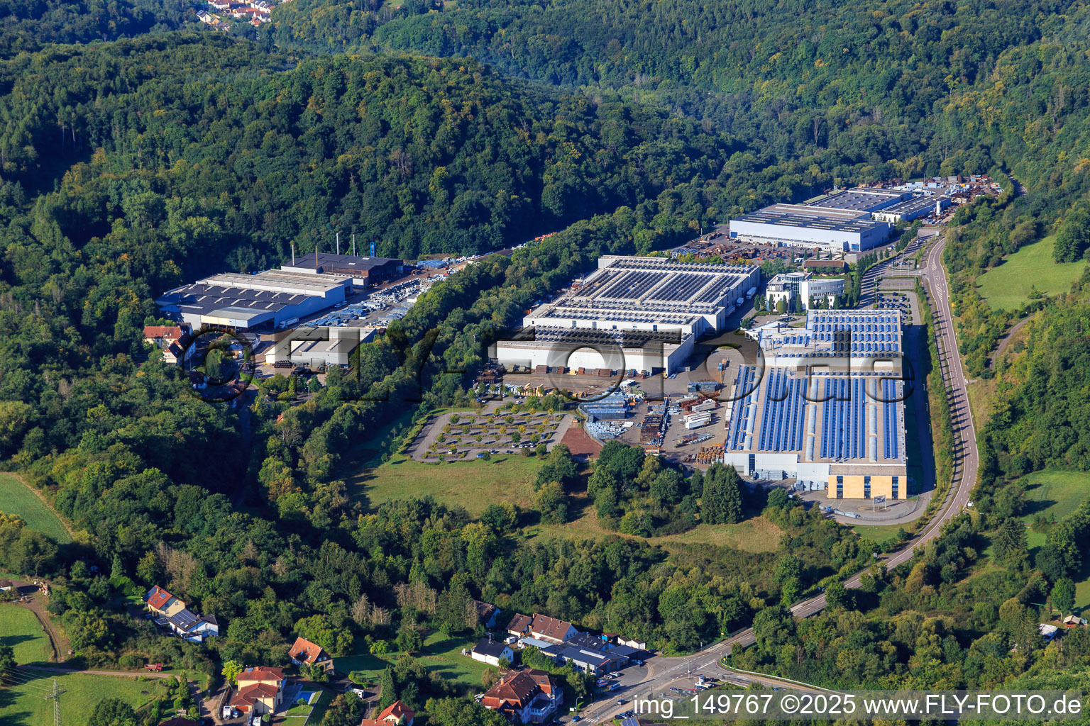 Production halls of Gebrüder Meiser GmbH in Primstal in the district Limbach in Schmelz in the state Saarland, Germany