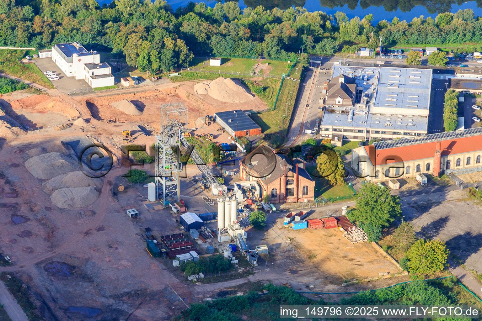 Landschaftsagentur Plus at the former mine of Rag Deutsche Steinkohle Ag in Ensdorf in the state Saarland, Germany