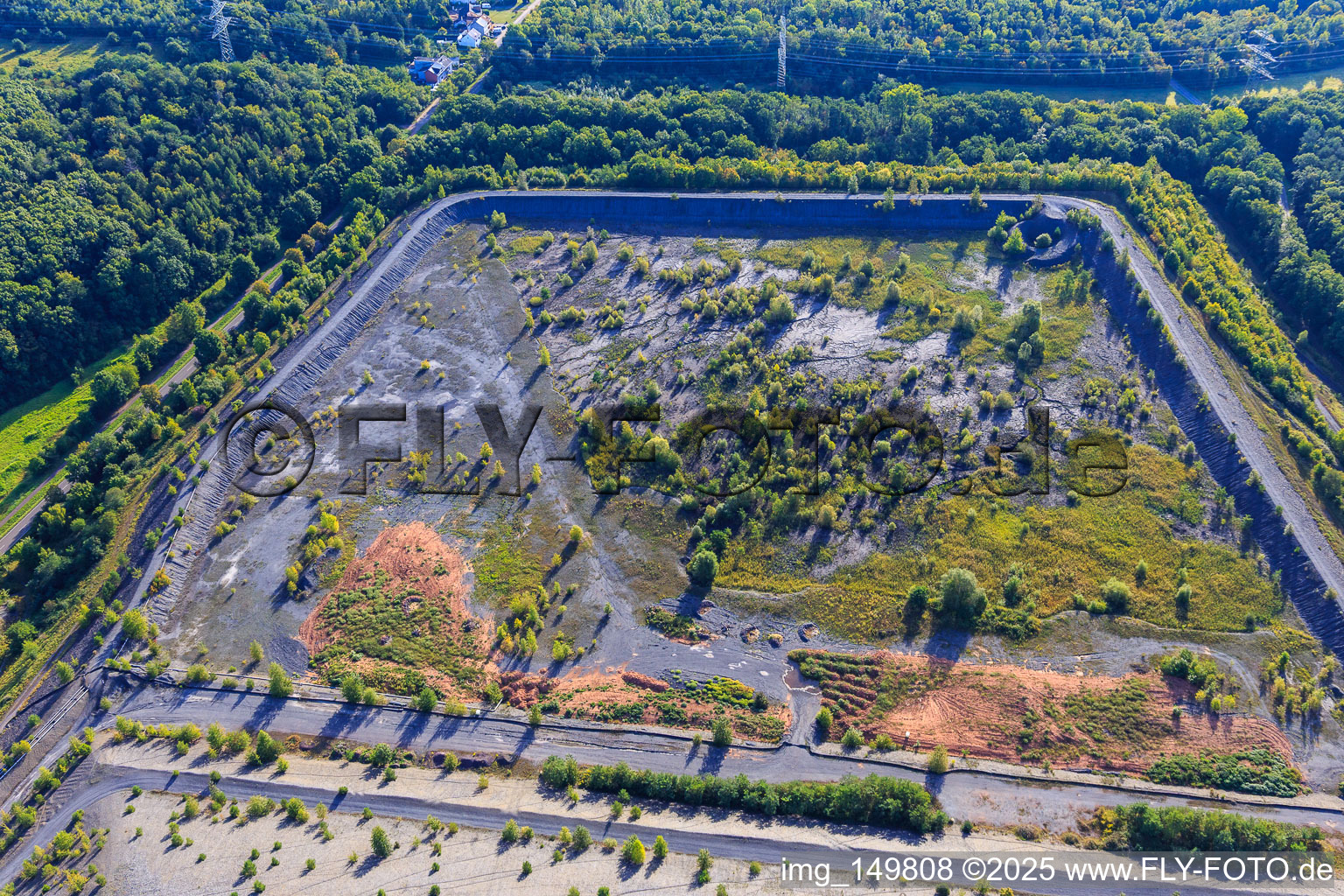 Bergenhalde in Ensdorf in the state Saarland, Germany