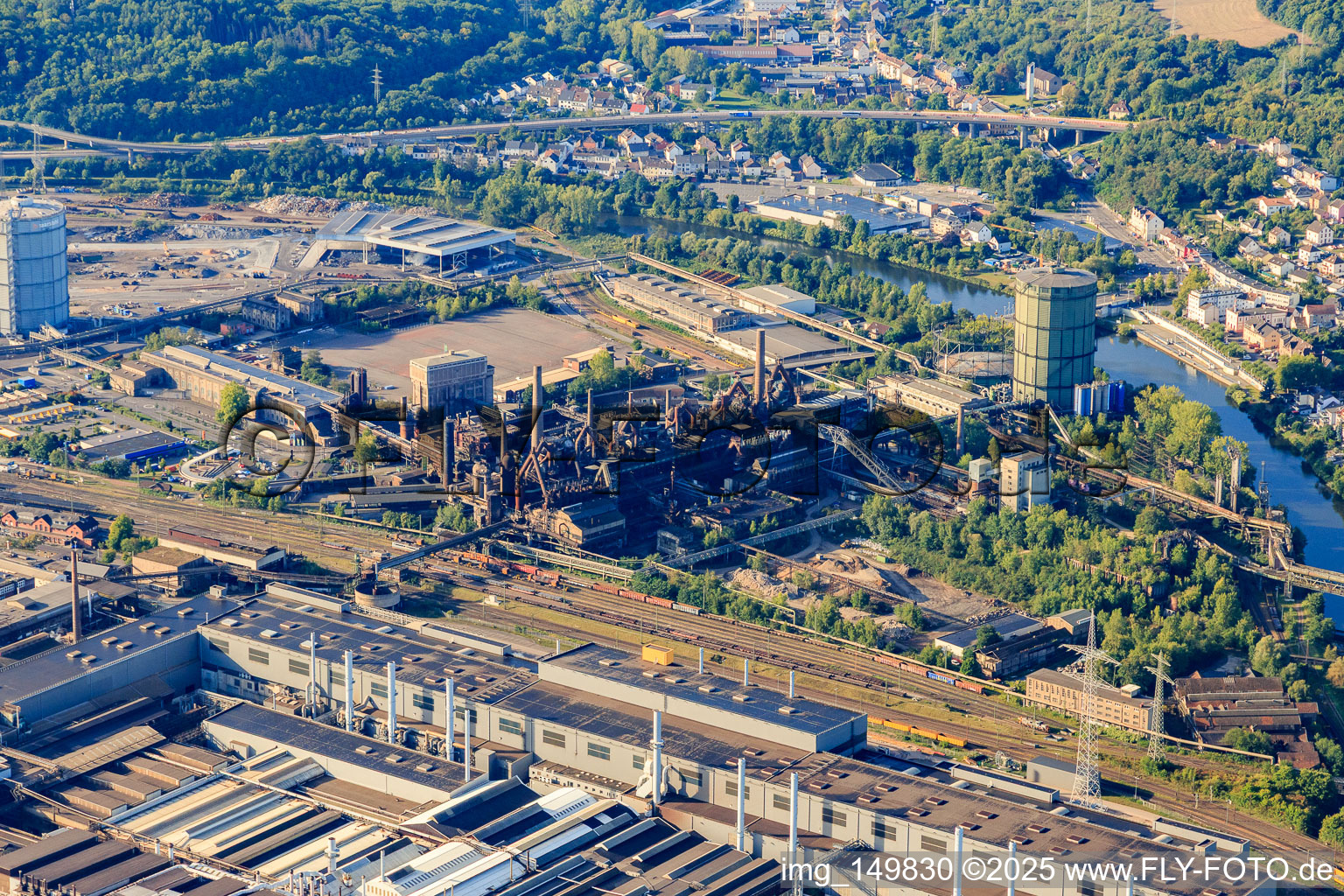 UNESCO World Heritage Site Völklinger Hütte in Völklingen in the state Saarland, Germany