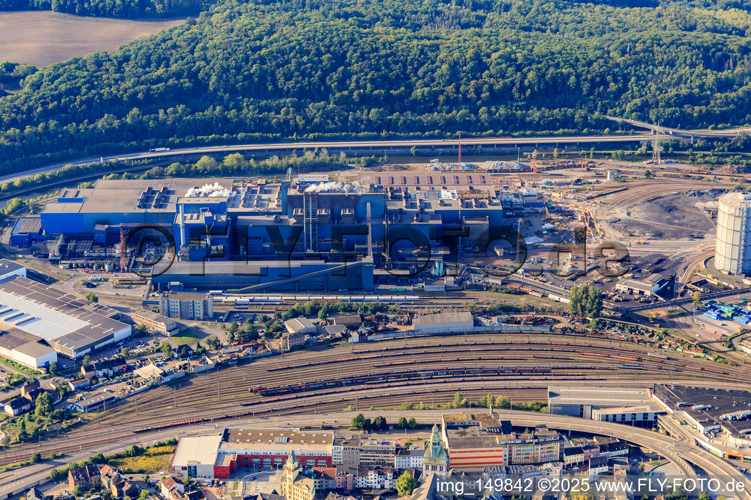 Saarstahl LD steelworks in Völklingen in the state Saarland, Germany