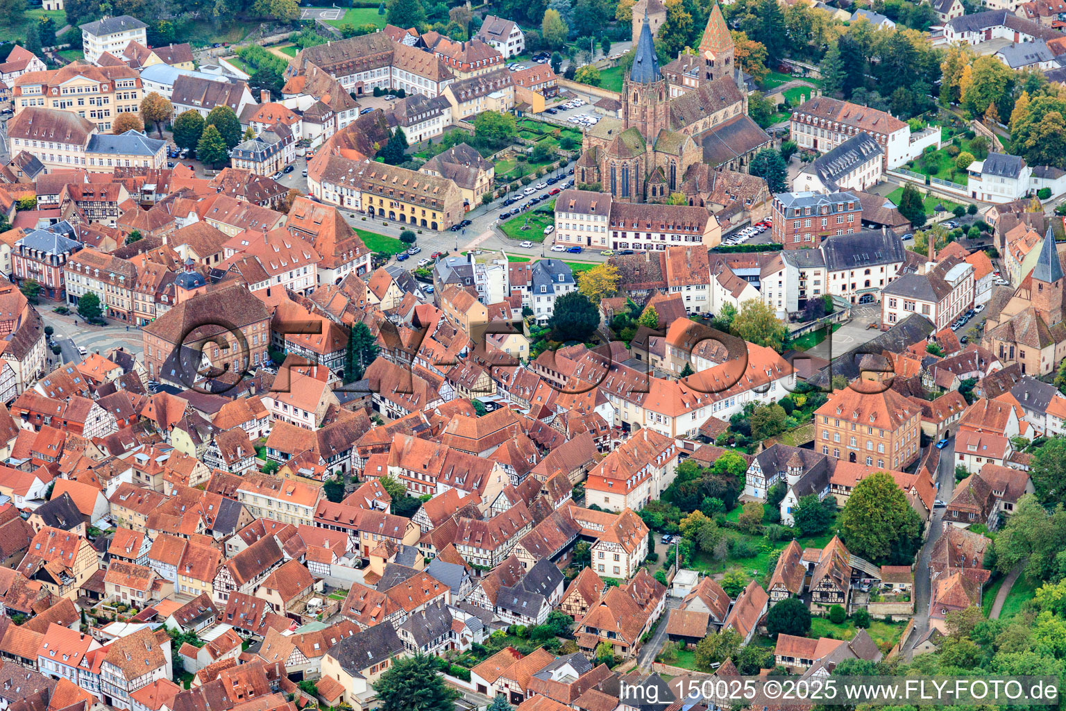Church of St. Peter and Paul in Wissembourg in the state Bas-Rhin, France