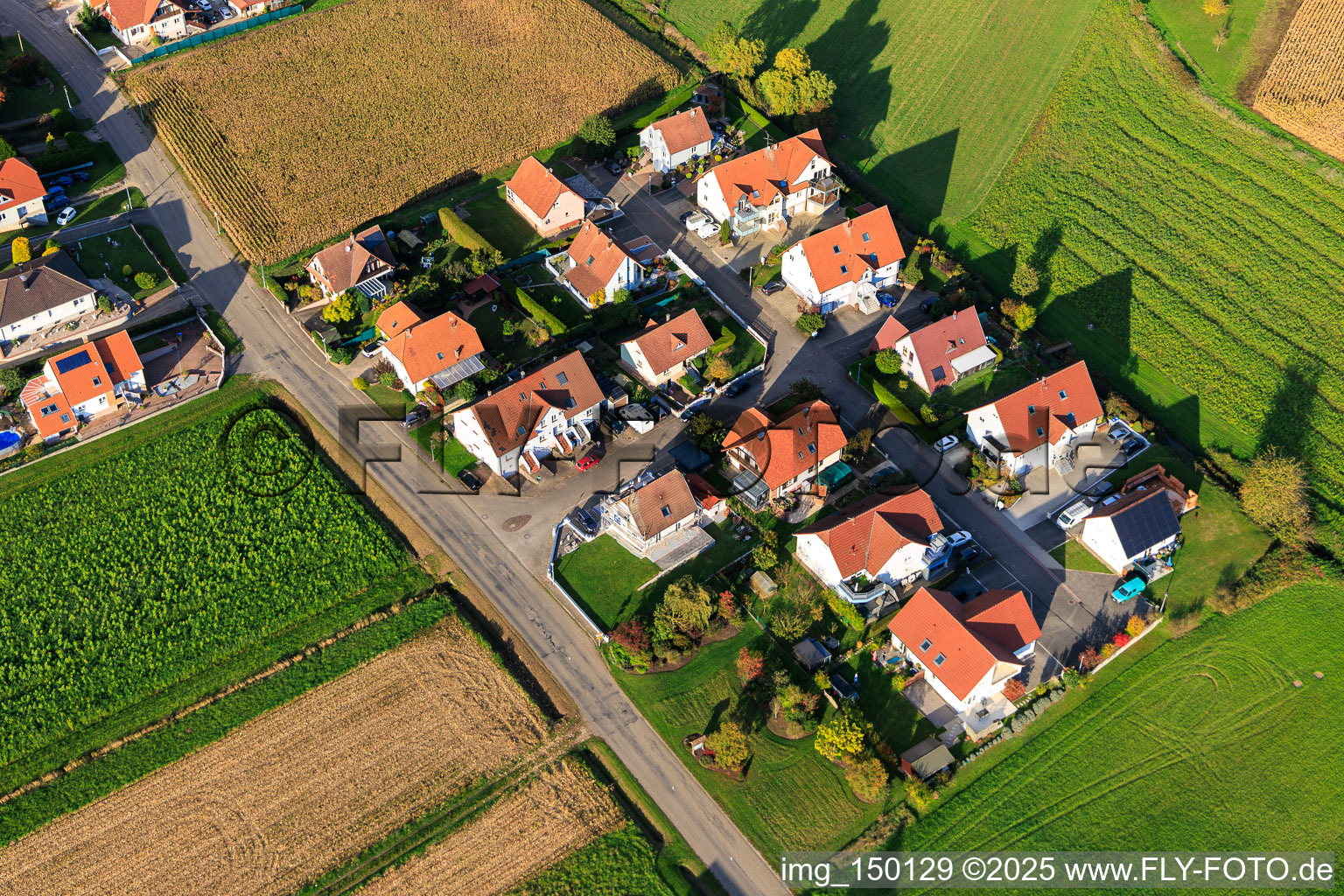 New development area Rue des Saules in Seebach in the state Bas-Rhin, France