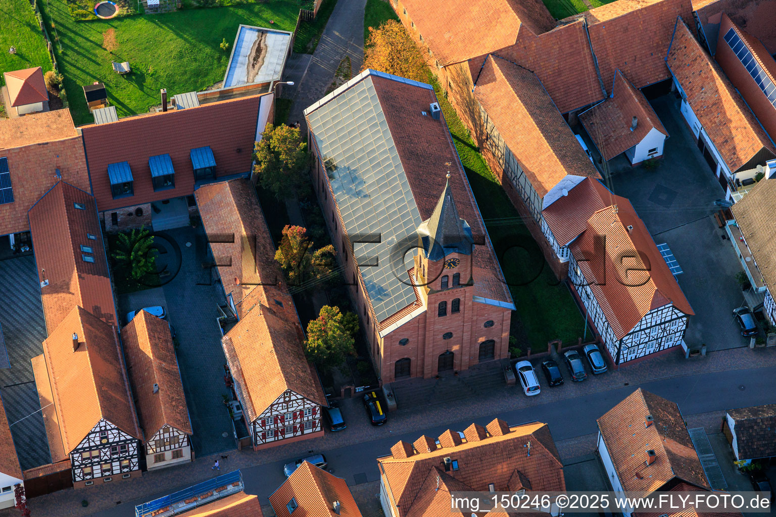 Protestant Church Steinweiler in Steinweiler in the state Rhineland-Palatinate, Germany