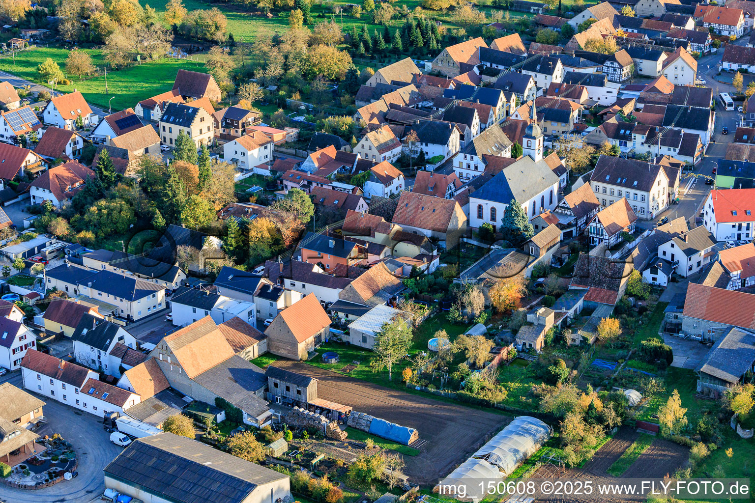 Protestant Church Westheim in Westheim in the state Rhineland-Palatinate, Germany