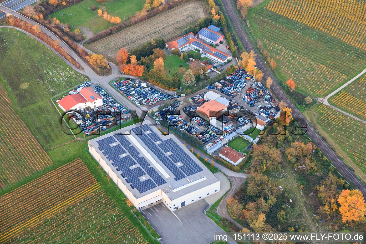 Auto recycling Demand-Recycling eK, Hellmann Separation Technology Concrete drilling - concrete sawing and Auto & Tire Center Im Wolfangel eK in Landau in der Pfalz in the state Rhineland-Palatinate, Germany