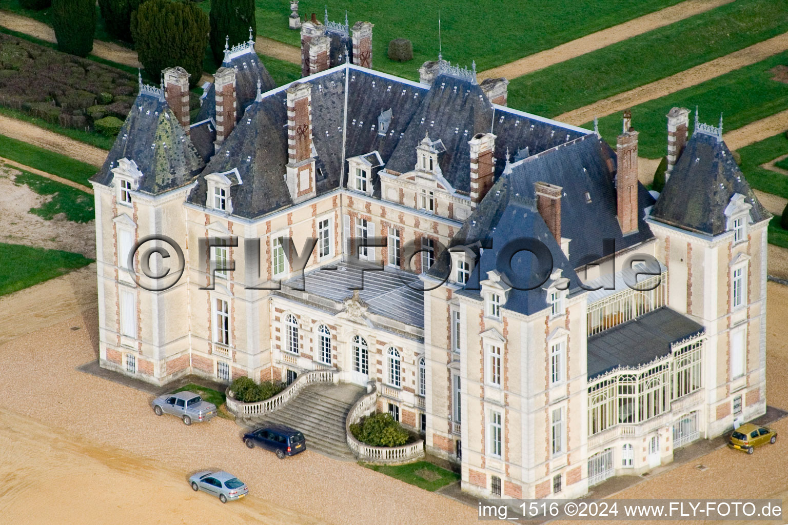 Le Chateau de la Pierre Castle in Coudrecieux in the state Sarthe, France