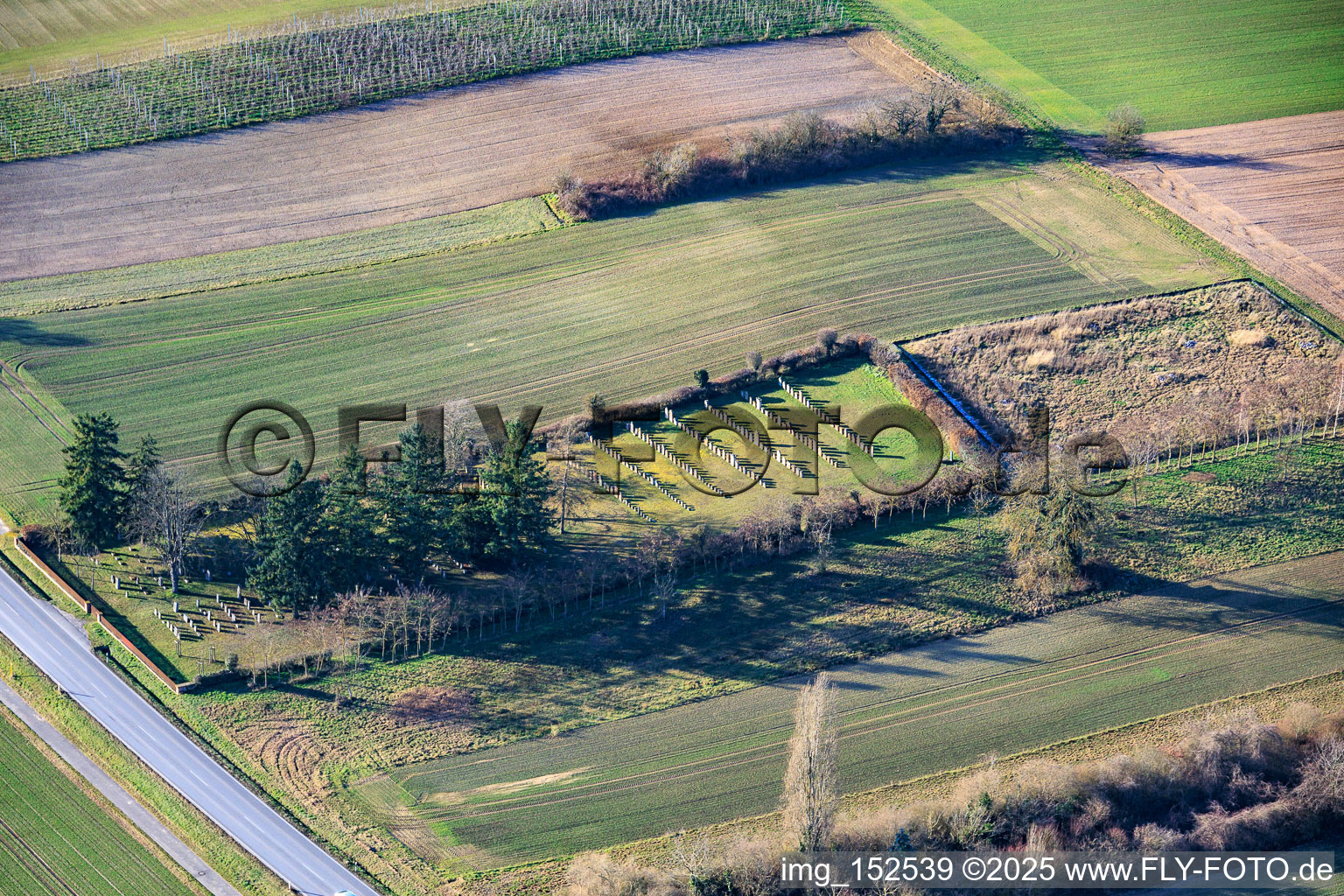 Jewish Cemetery Rülzheim in Rülzheim in the state Rhineland-Palatinate, Germany