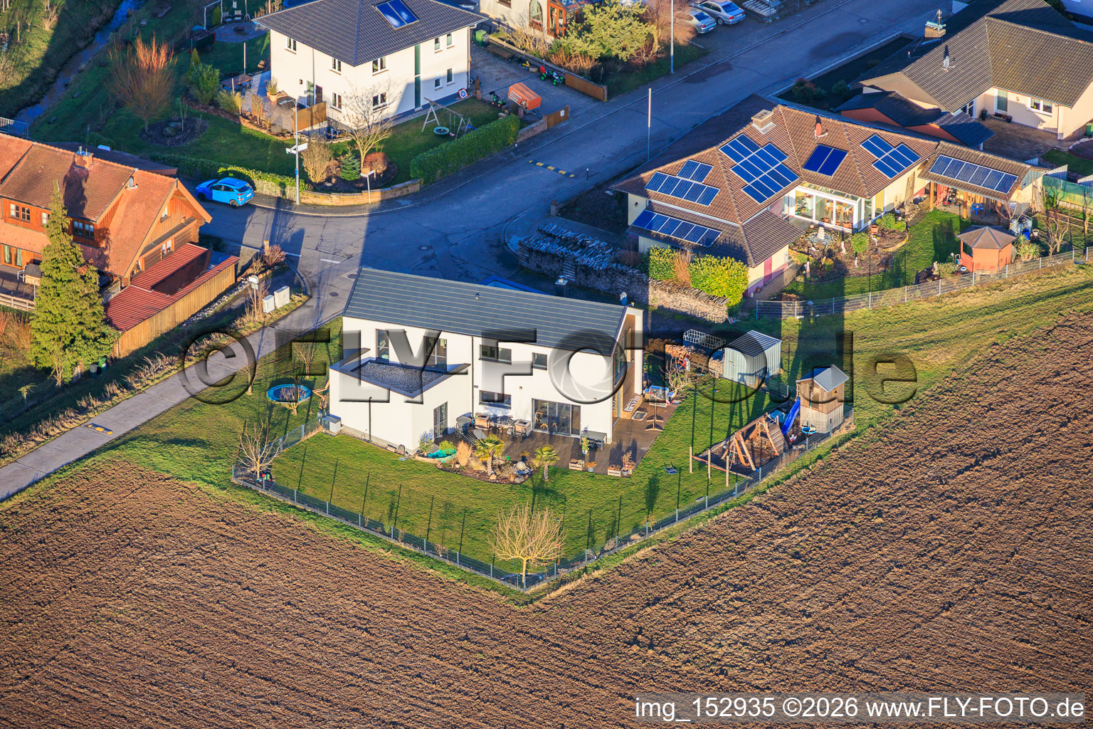 Villa on Altsheimer Weg in Ottersheim bei Landau in the state Rhineland-Palatinate, Germany