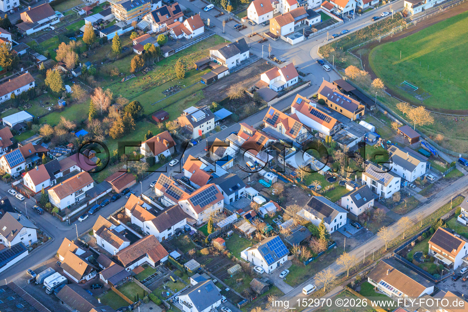 Pfeifferstr in Rheinzabern in the state Rhineland-Palatinate, Germany