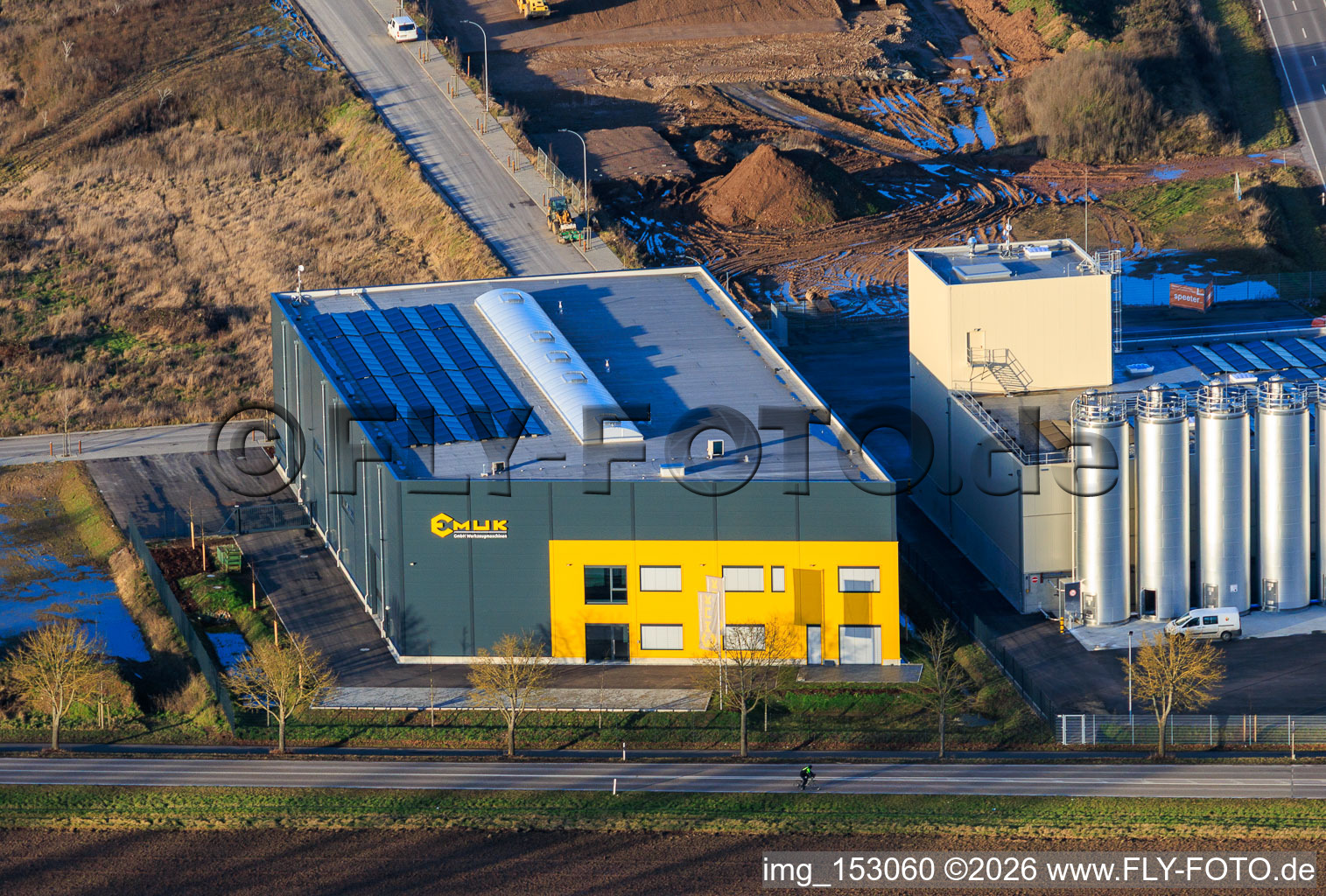 EMUK company building in Lower Saxony in Offenbach an der Queich in the state Rhineland-Palatinate, Germany