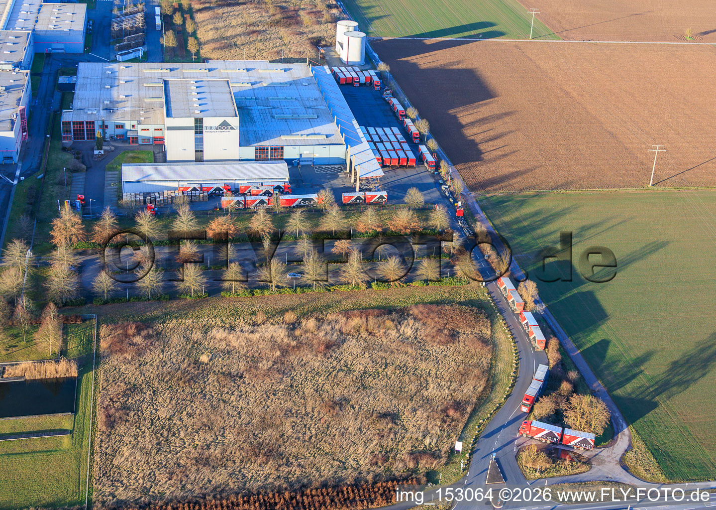 TRICOR Packaging & Logistics AG fleet in Offenbach an der Queich in the state Rhineland-Palatinate, Germany