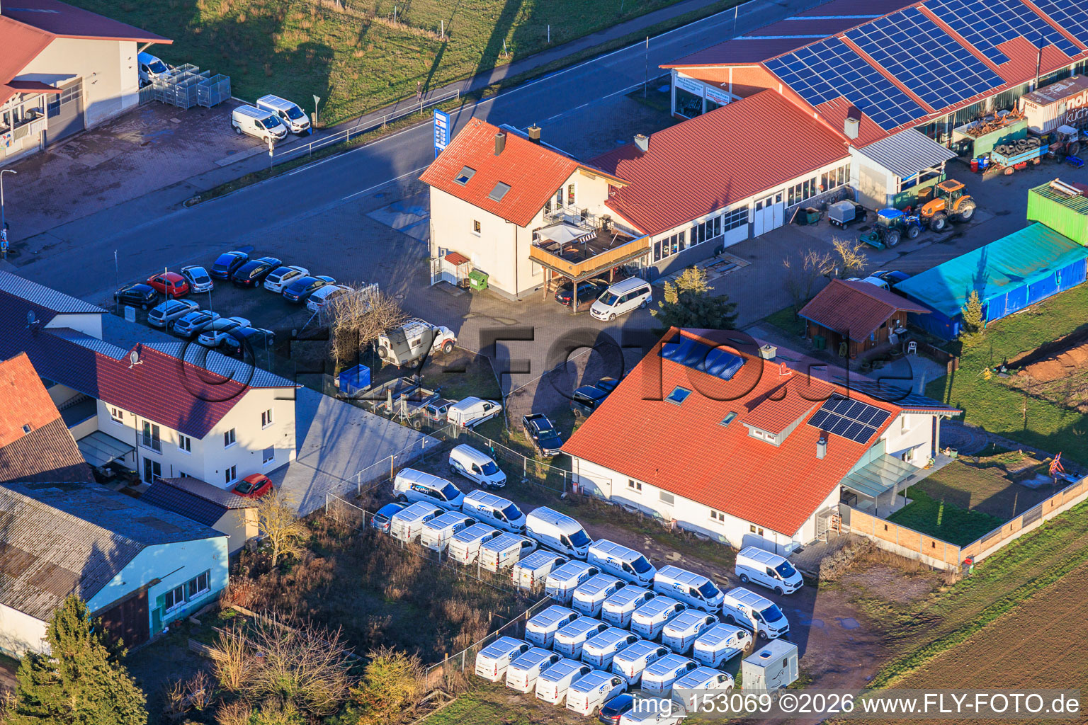 Sprinter vans of the Z&Y Logistics Group in Ottersheim bei Landau in the state Rhineland-Palatinate, Germany
