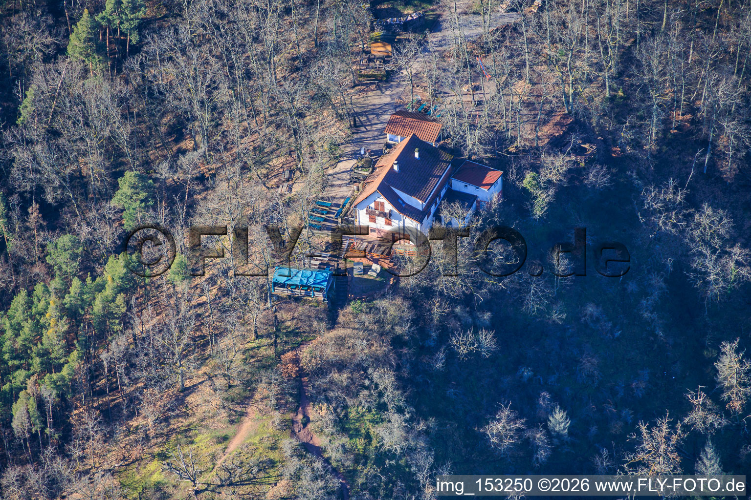 Nature Friends House Kiesbuckel in Albersweiler in the state Rhineland-Palatinate, Germany