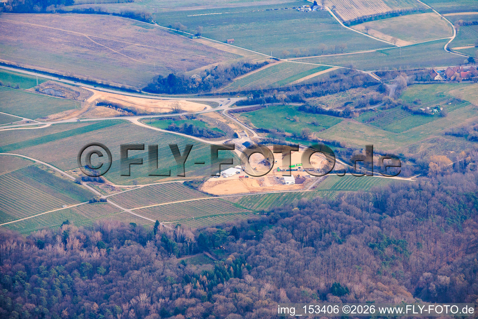 East Tunnel Portal in Bad Bergzabern in the state Rhineland-Palatinate, Germany