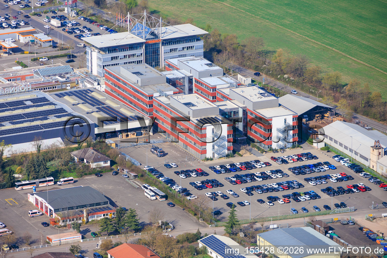 HORNBACH Baumarkt AG Headquarters Bornheim in the district Dreihof in Bornheim in the state Rhineland-Palatinate, Germany