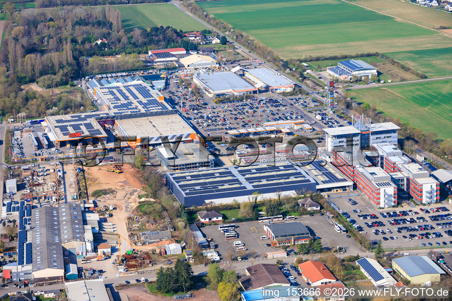 HORNBACH Bornheim in the district Dreihof in Bornheim in the state Rhineland-Palatinate, Germany