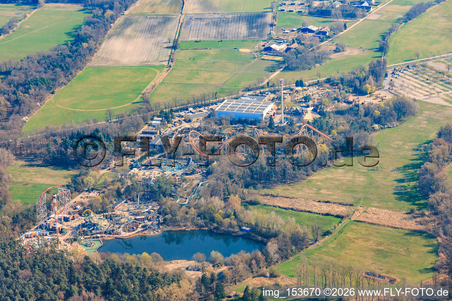 Plopsaland Germany in Haßloch in the state Rhineland-Palatinate, Germany