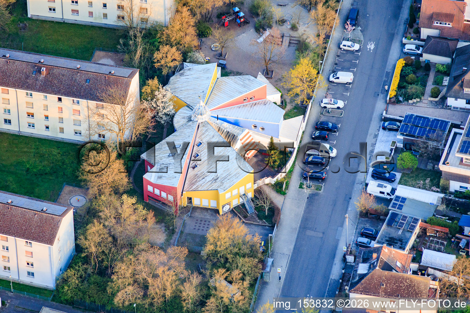 St. Hedwig Catholic Kindergarten on Von-Kieffer-Straße in the district Gartenstadt in Ludwigshafen am Rhein in the state Rhineland-Palatinate, Germany
