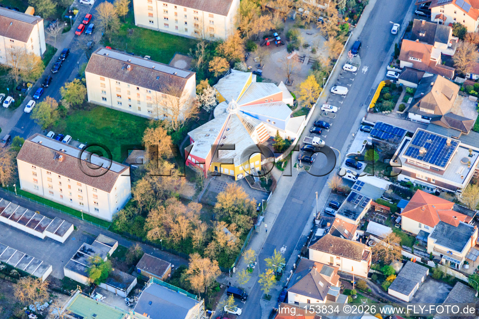 St. Hedwig Catholic Kindergarten on Von-Kieffer-Straße in the district Gartenstadt in Ludwigshafen am Rhein in the state Rhineland-Palatinate, Germany