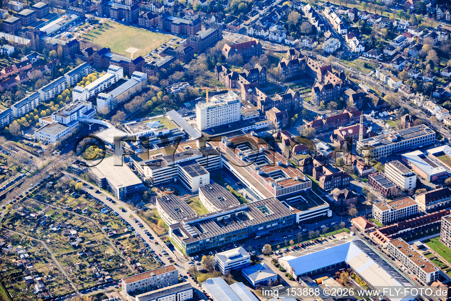 Municipal Hospital Karlsruhe gGmbH, Franz-Lust-Clinic for Pediatric and Adolescent Medicine (Children's Hospital Karlsruhe) facilities/children's-and-women's-hospital/children's-and-adolescent-medicine in the district Nordweststadt in Karlsruhe in the state Baden-Wuerttemberg, Germany
