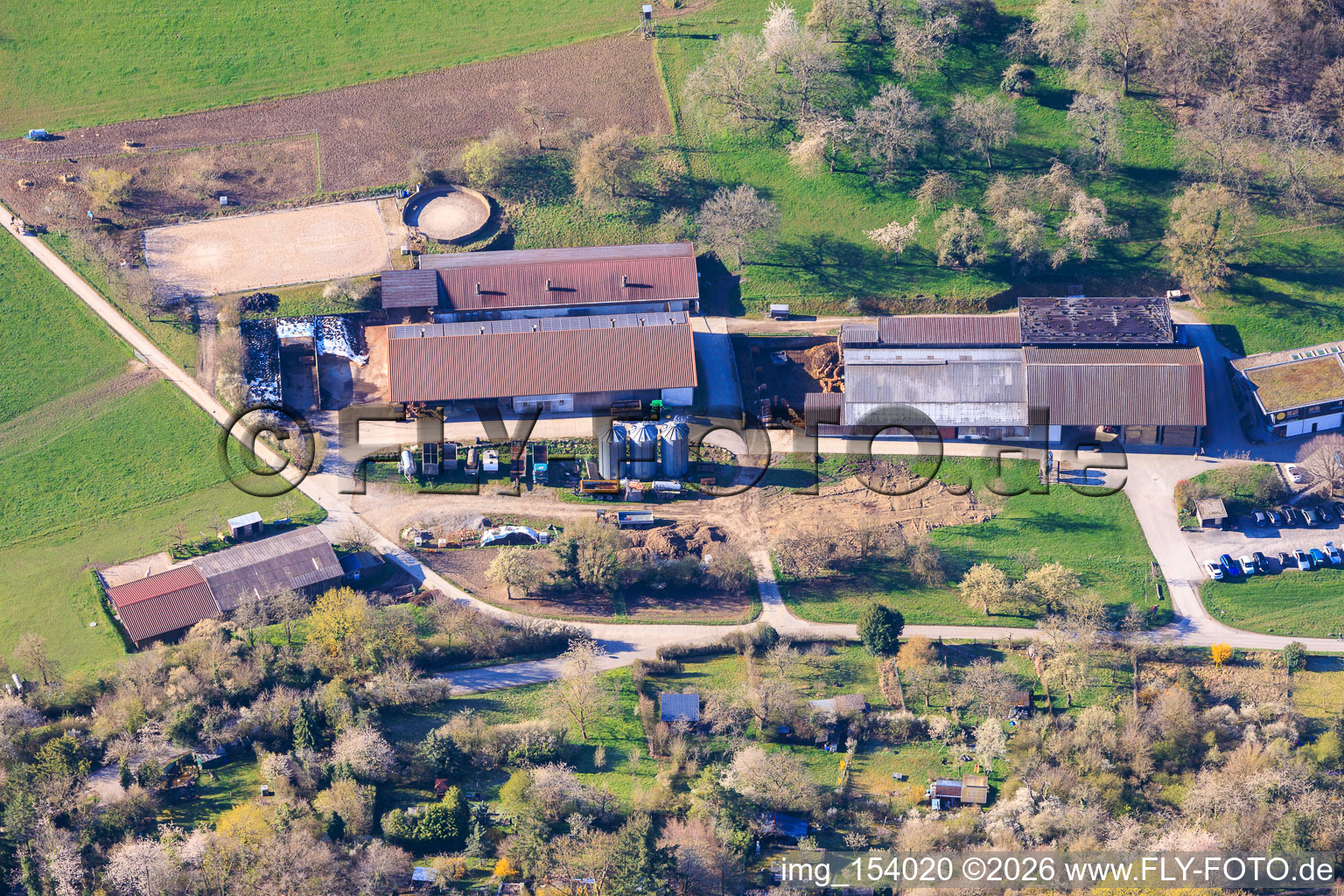 Bischoff Farm in the district Dietlingen in Keltern in the state Baden-Wuerttemberg, Germany