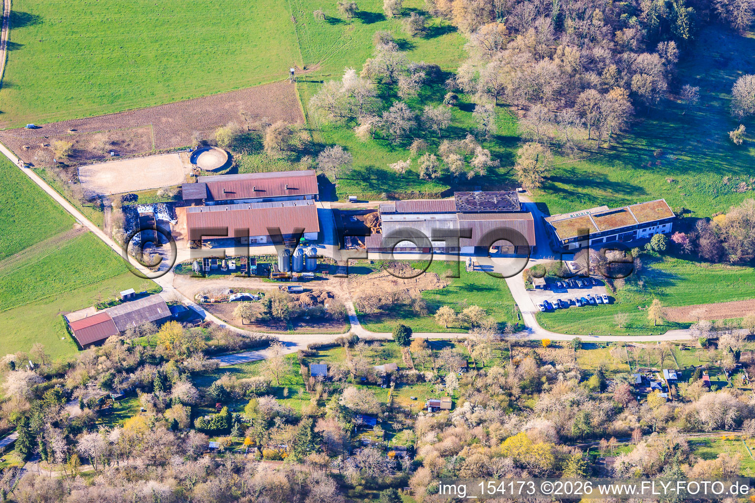 Bischoff Farm in the district Dietlingen in Keltern in the state Baden-Wuerttemberg, Germany