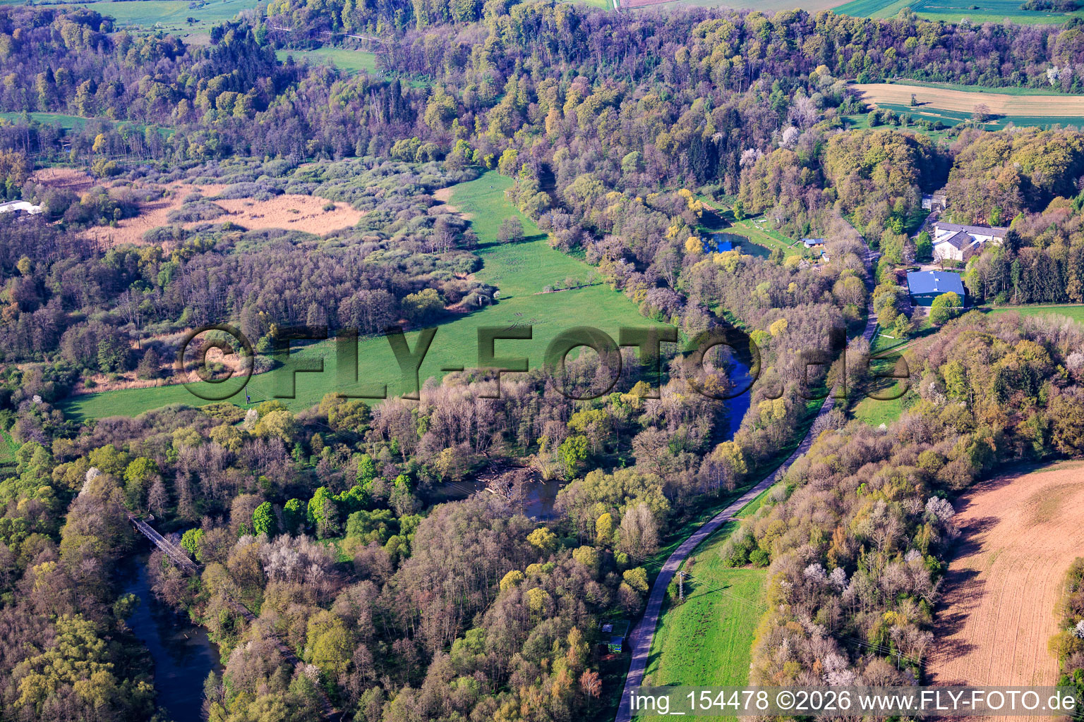 Bliesaue nature reserve between Blieskastel and Bliesdalheim in the district Blickweiler in Blieskastel in the state Saarland, Germany