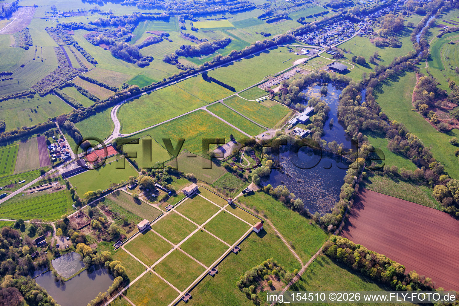 European Cultural Park Bliesbruck-Reinheim with Gallo-Roman villa of Reinheim in the district Reinheim in Gersheim in the state Saarland, Germany