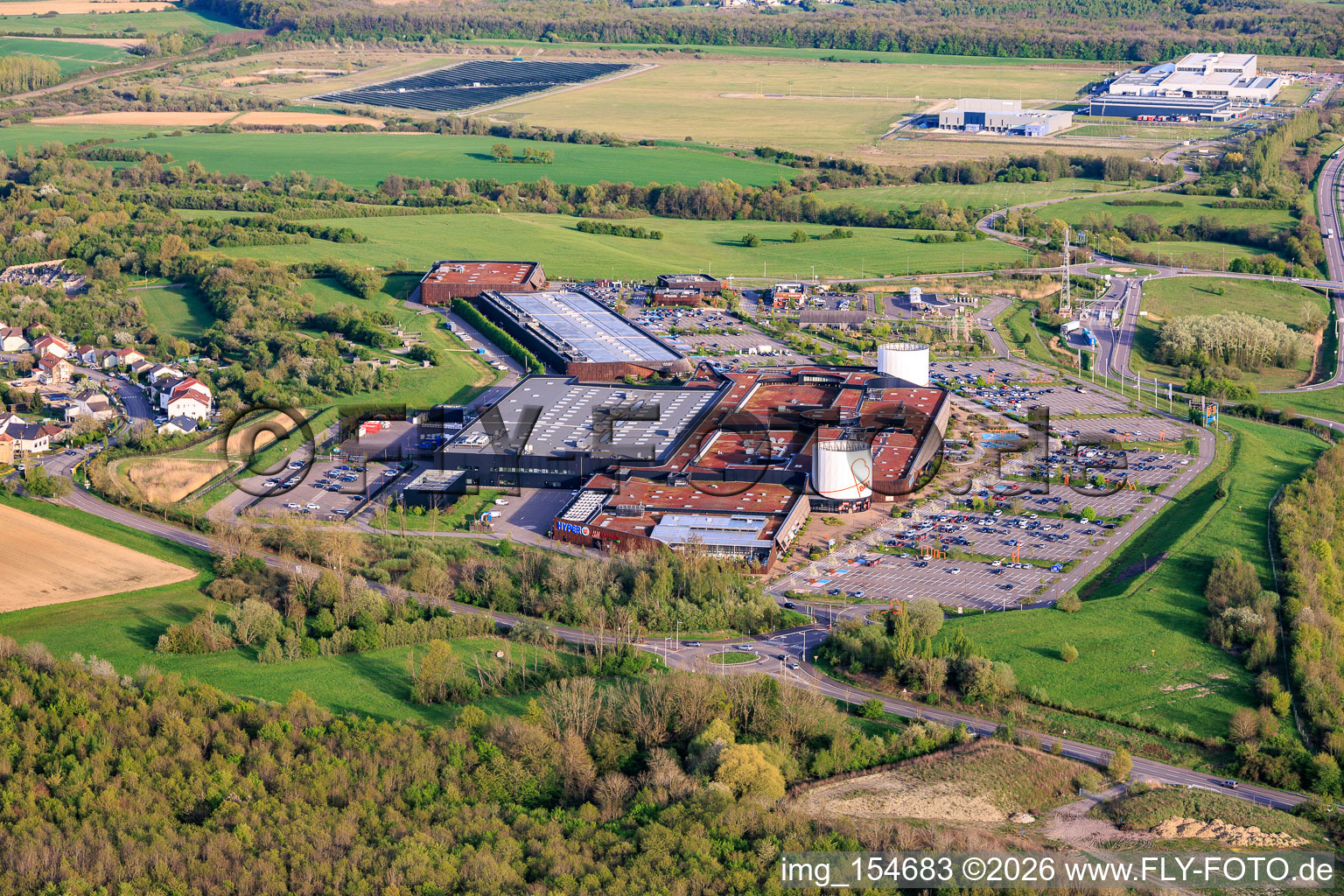 B'EST Shopping Centre with FNAC Farébersviller 3 and B'Fun Park in Farébersviller in the state Moselle, France