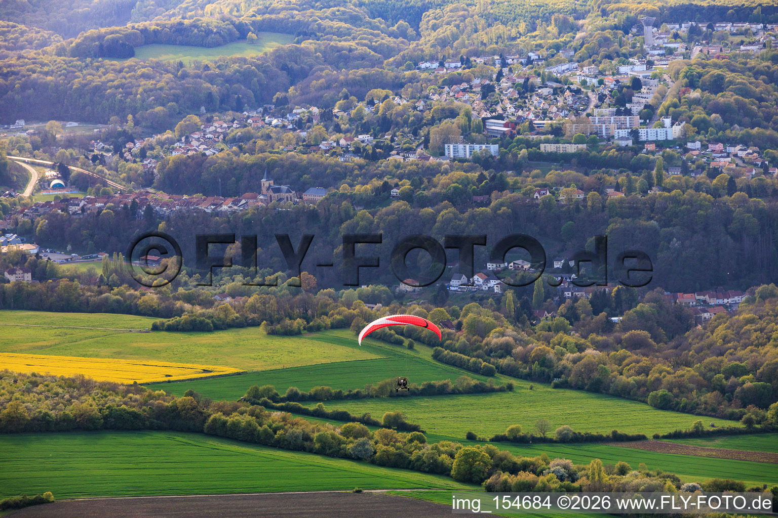 From the east in Hombourg-Haut in the state Moselle, France
