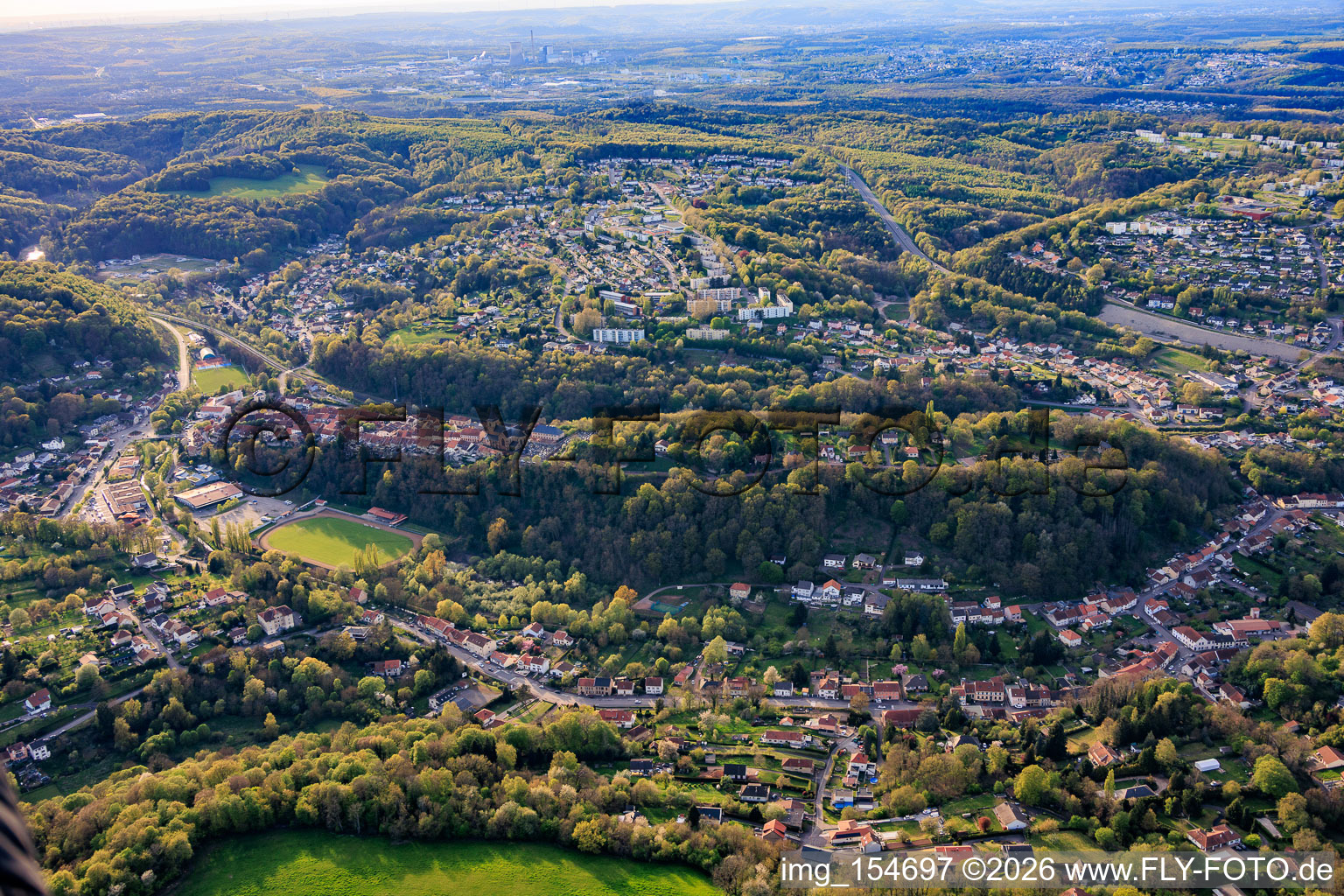 From the southeast in Hombourg-Haut in the state Moselle, France