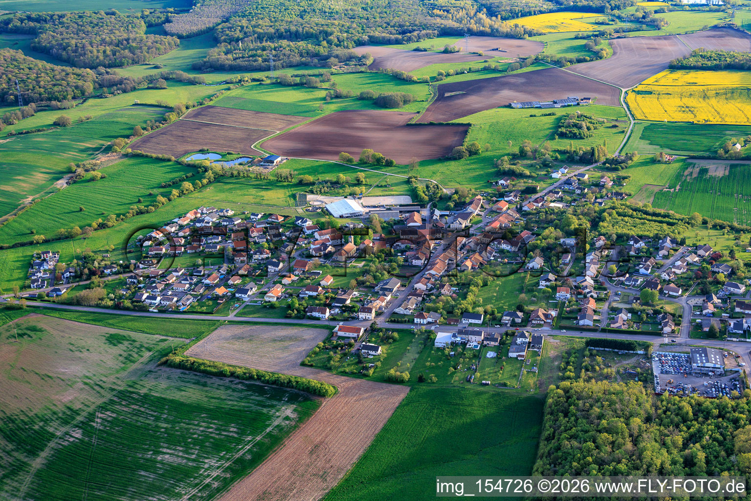 From the west in Lachambre in the state Moselle, France