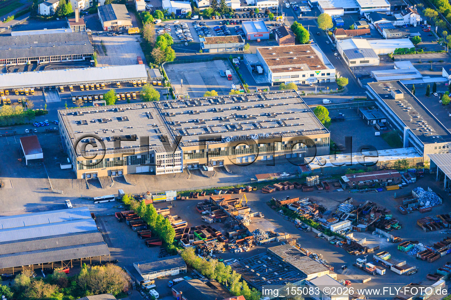 Gummi-Mayer and Michelin branch office in Landau in der Pfalz in the state Rhineland-Palatinate, Germany