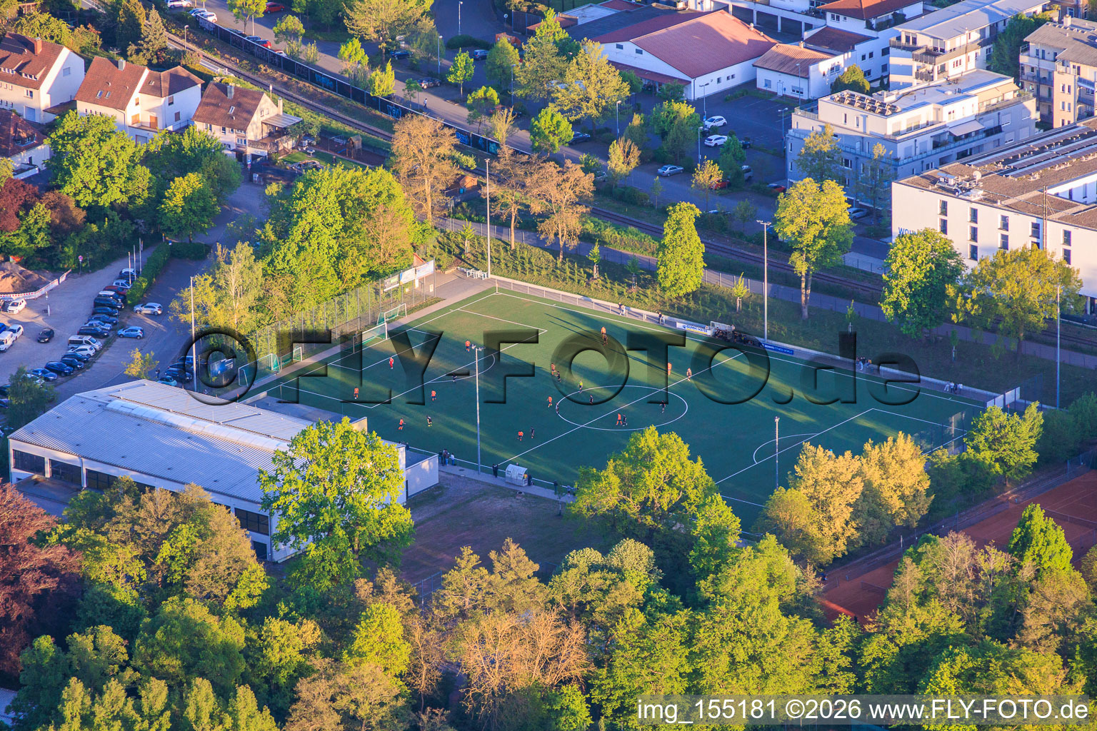 Jahn sports field and West/West Hall sports hall in Landau in der Pfalz in the state Rhineland-Palatinate, Germany