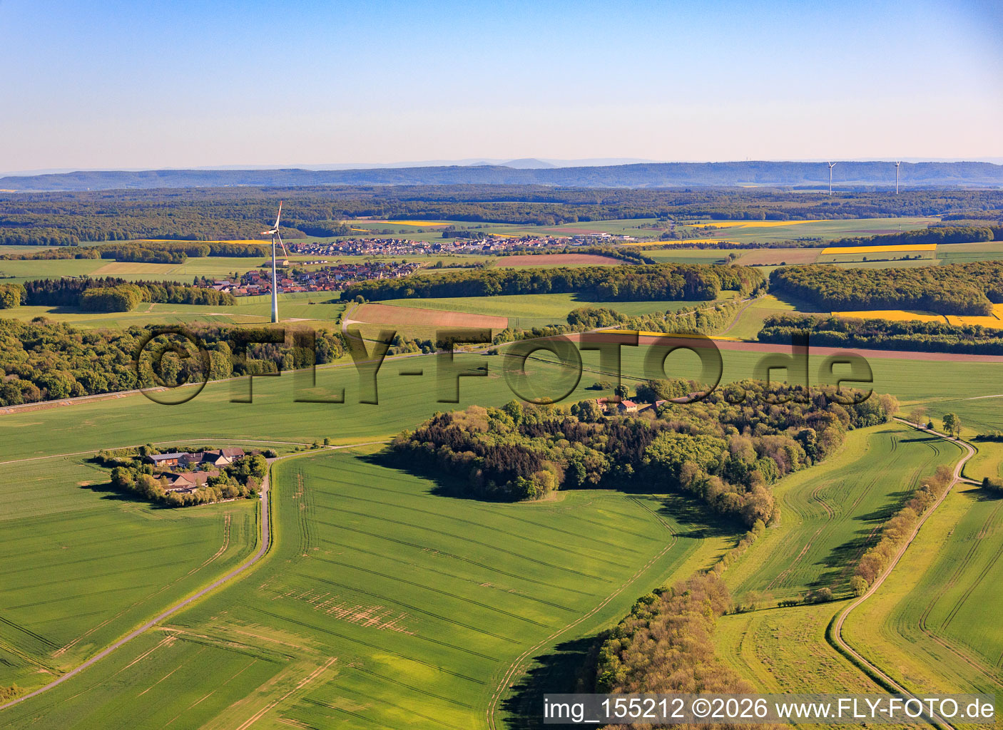 Bayerhof district in the district Waldsachsen in Schonungen in the state Bavaria, Germany