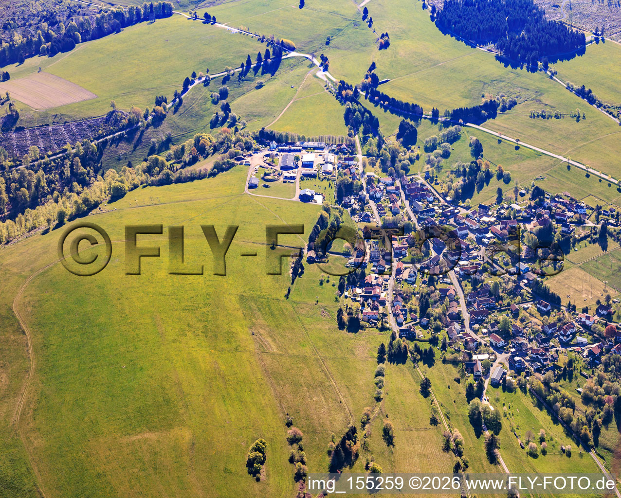 From the west in the district Waffenrod in Eisfeld in the state Thuringia, Germany