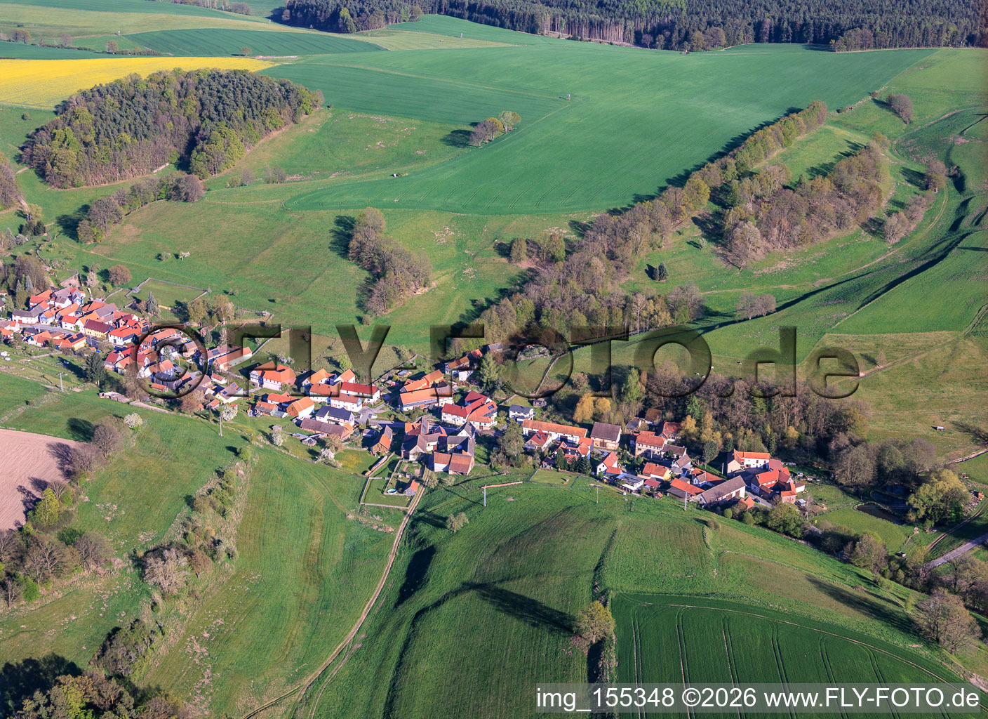 From the northwest in Bremsnitz in the state Thuringia, Germany