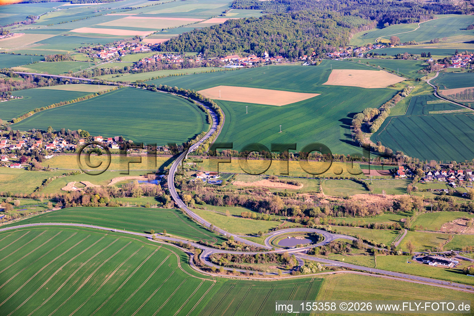 District Neunhofen in Neustadt an der Orla in the state Thuringia, Germany
