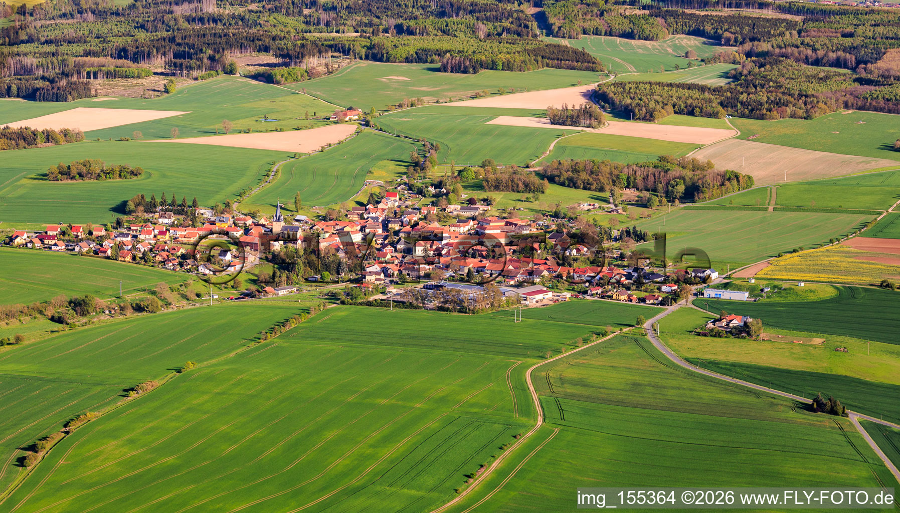 From the north in Weira in the state Thuringia, Germany