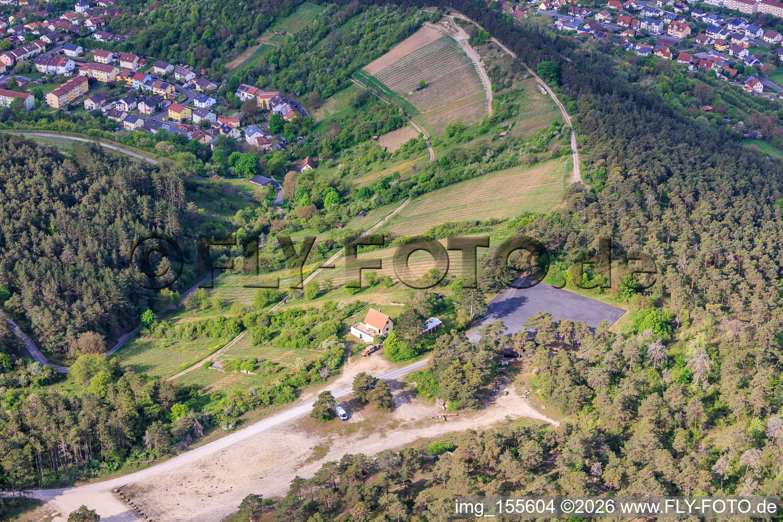 Vineyards of terroir f Hammelburg - Viticulture in Franconia in Hammelburg in the state Bavaria, Germany