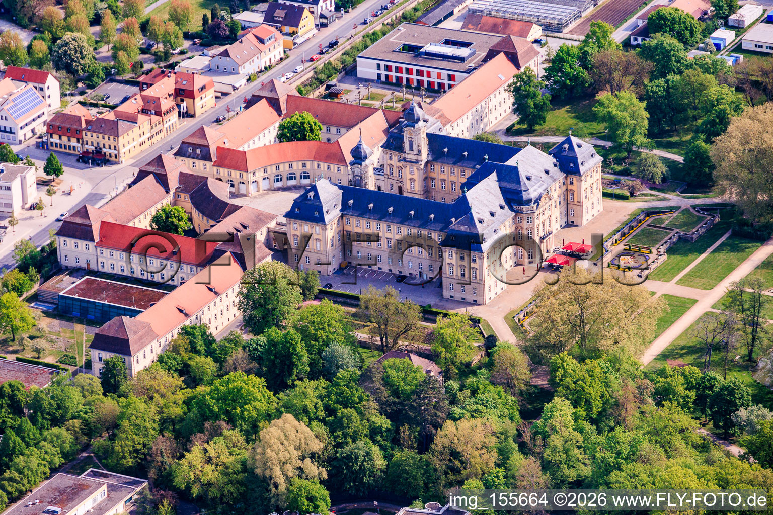 Castle Werneck with BALTHASAR Café | Bistro and Castle Church Werneck in Werneck in the state Bavaria, Germany