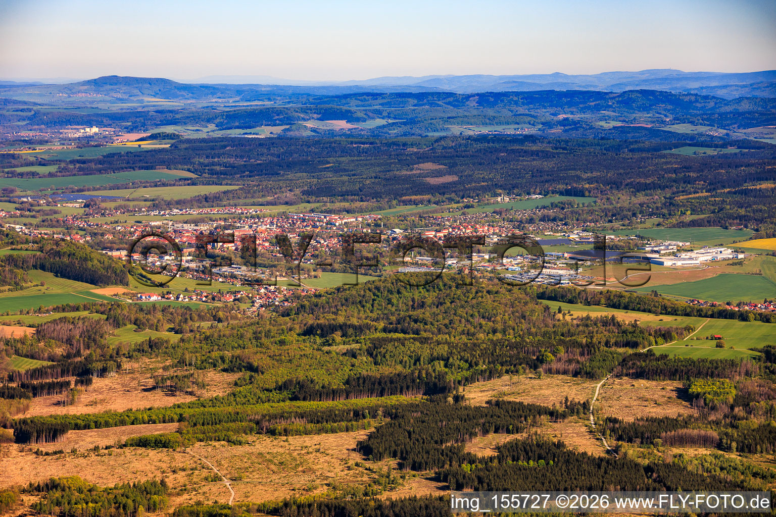 From the southeast in Hildburghausen in the state Thuringia, Germany