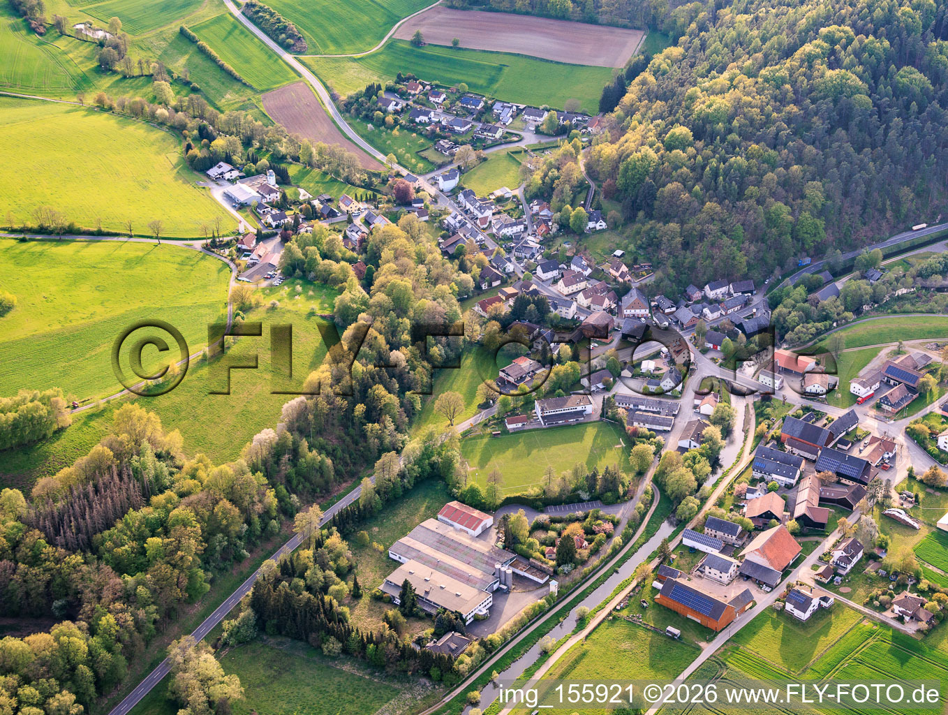 From the east in the district Fürth am Berg in Neustadt bei Coburg in the state Bavaria, Germany