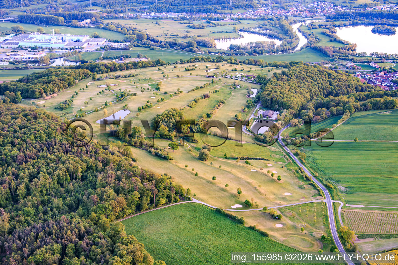 Haßberge Golf Club in the district Steinbach in Ebelsbach in the state Bavaria, Germany